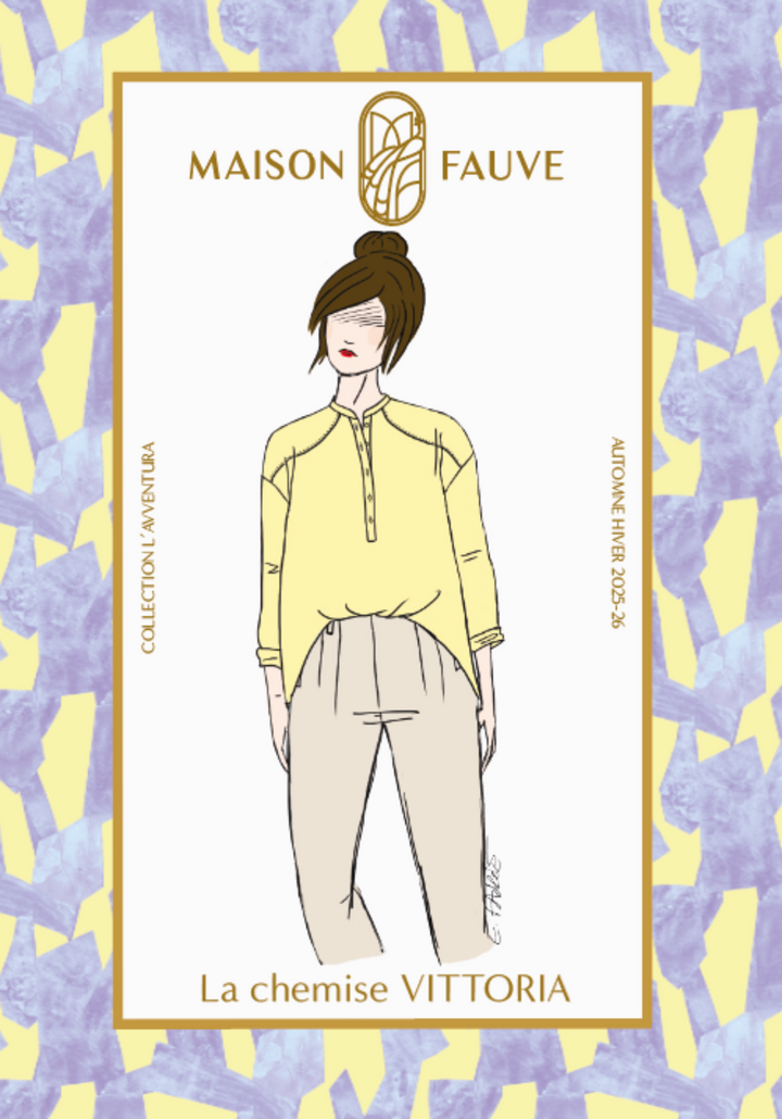 Vittoria Shirt Sewing Pattern - Paper Pattern