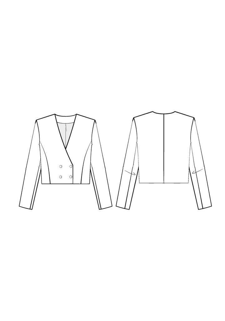 Damas Jacket Sewing Pattern - Paper Pattern