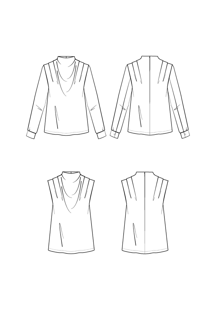 Tempête blouse Paper Sewing Pattern