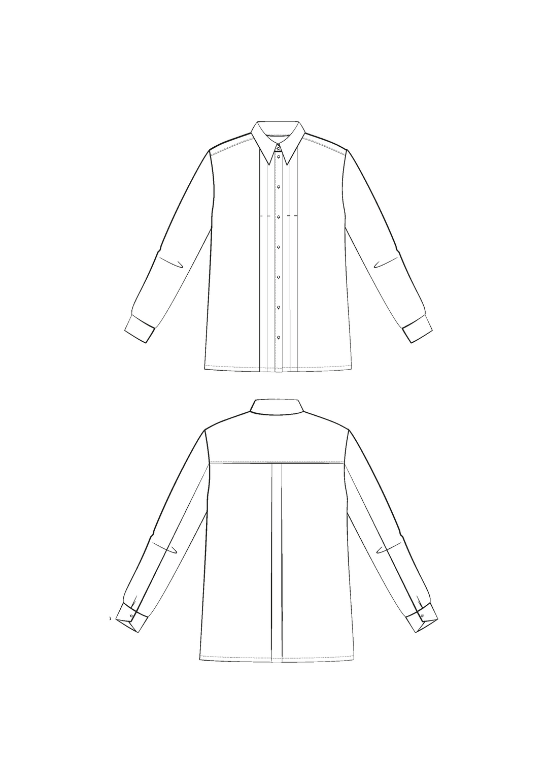 Scala Shirt Sewing Pattern - Paper Pattern