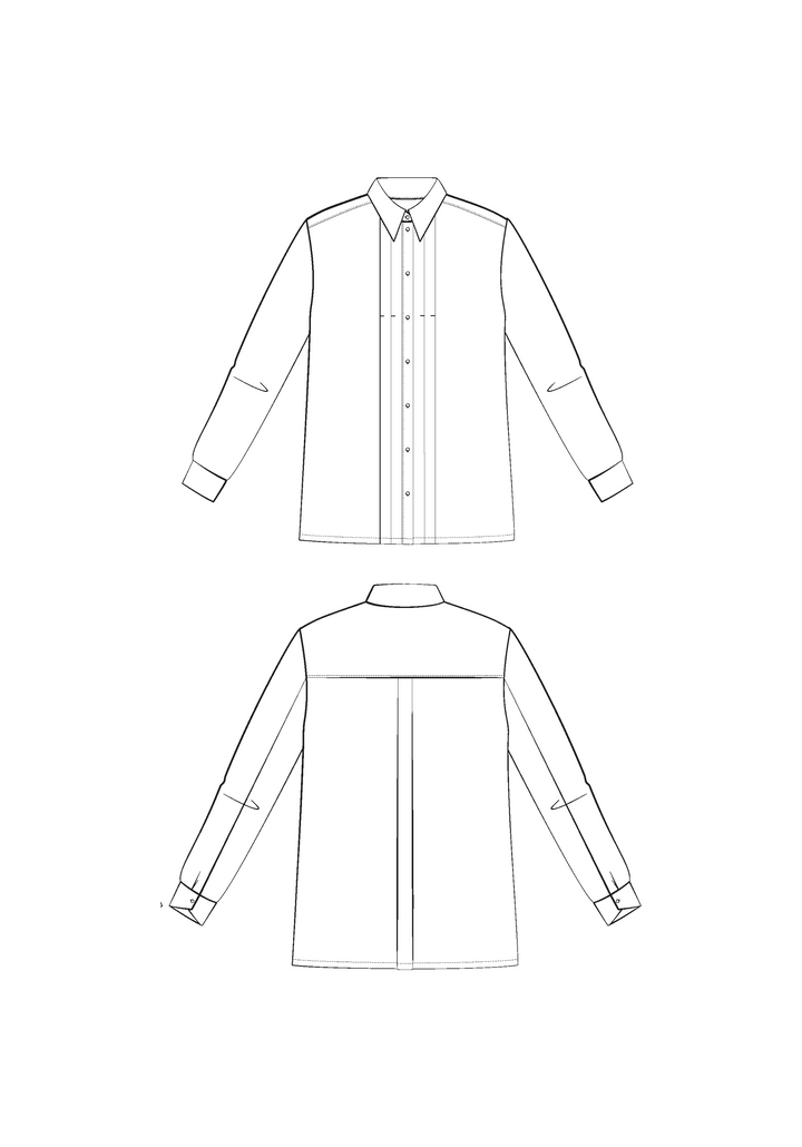 Scala Shirt Sewing Pattern - Paper Pattern