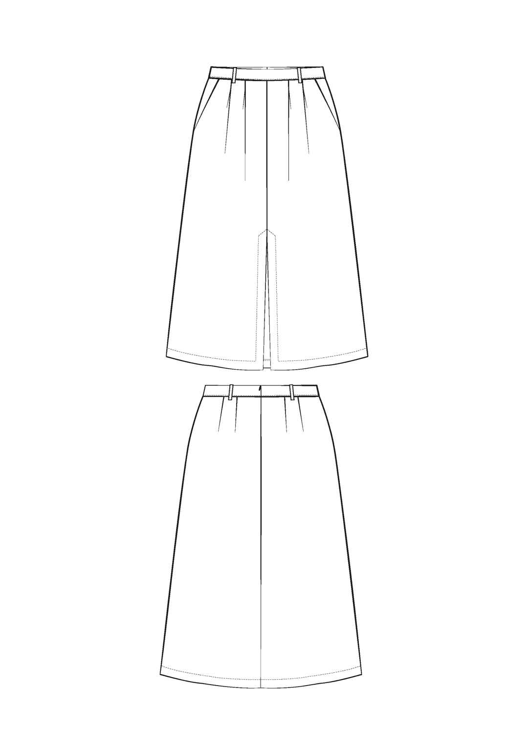 Silvana Skirt Sewing Pattern - Paper Pattern