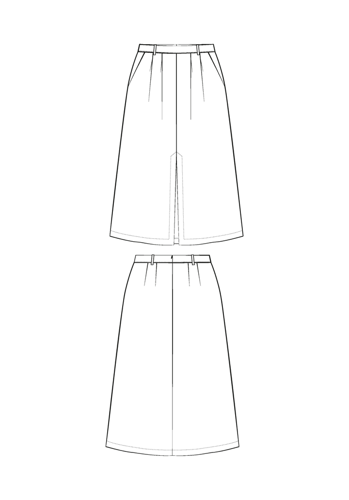 Silvana Skirt Sewing Pattern - Paper Pattern