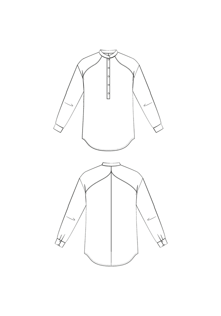 Vittoria Shirt Sewing Pattern - Paper Pattern
