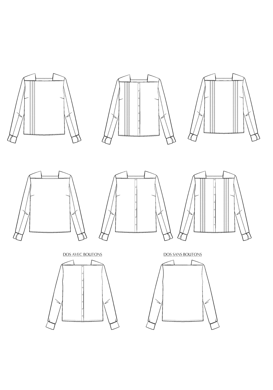 Déferlante Blouse Paper Sewing Pattern