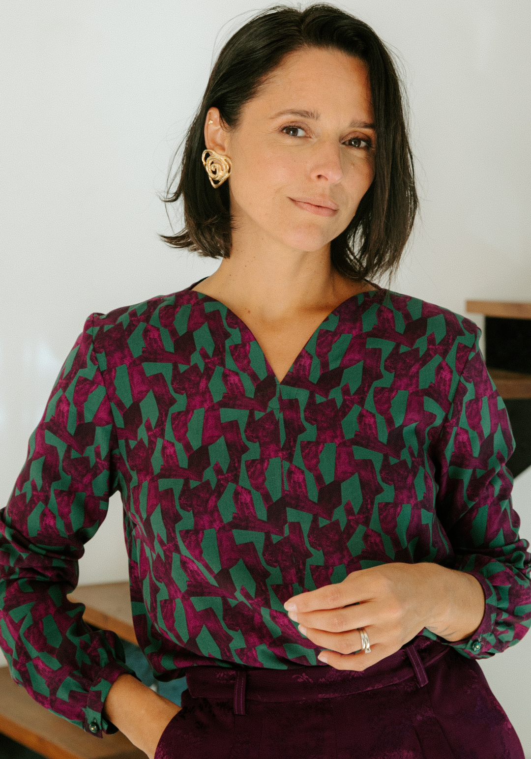 Volata Blouse Sewing Pattern - Paper Pattern