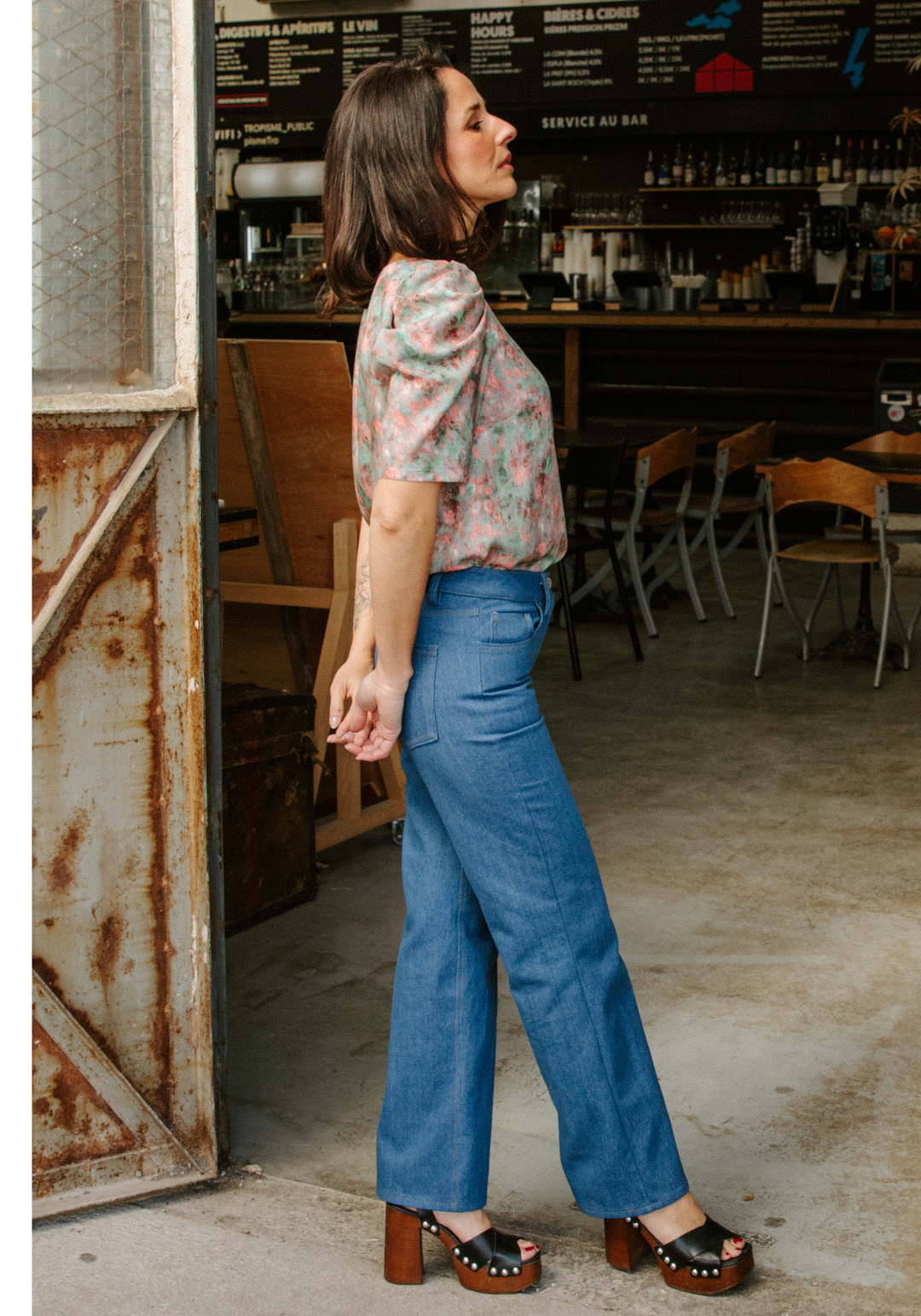 Worn Jeans Sewing Pattern - Paper Pattern