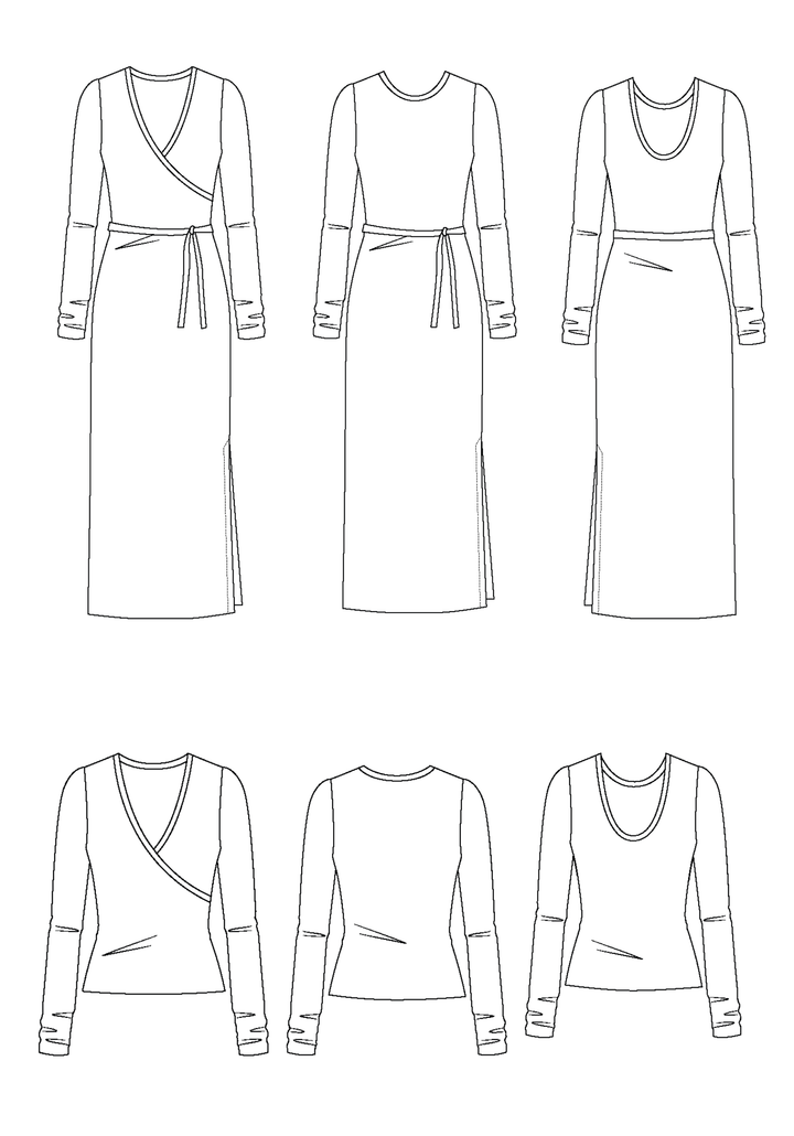 Ludmilla Dress Sewing Pattern - Paper Pattern