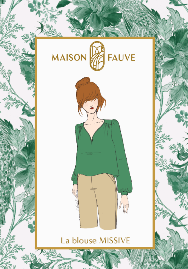 Missive Blouse Sewing Pattern - Paper Pattern