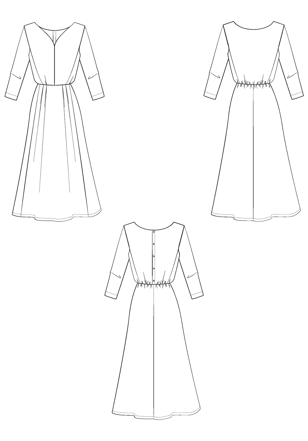 Patron couture robe Notte - Patron pochette