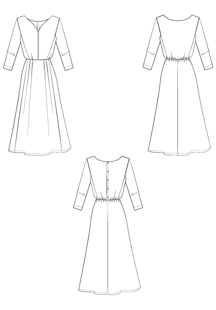 Patron couture robe Notte - Patron pochette