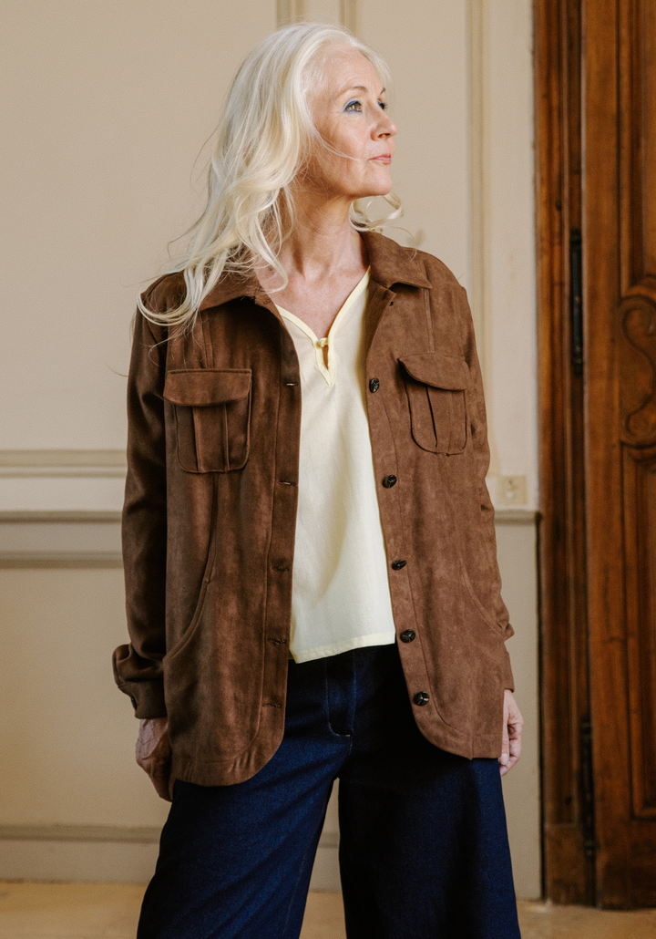 Ex Libris Overshirt Sewing Pattern - Paper Pattern