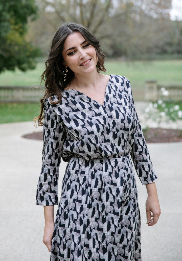 Notte Dress Blouse Sewing Pattern - Paper Pattern