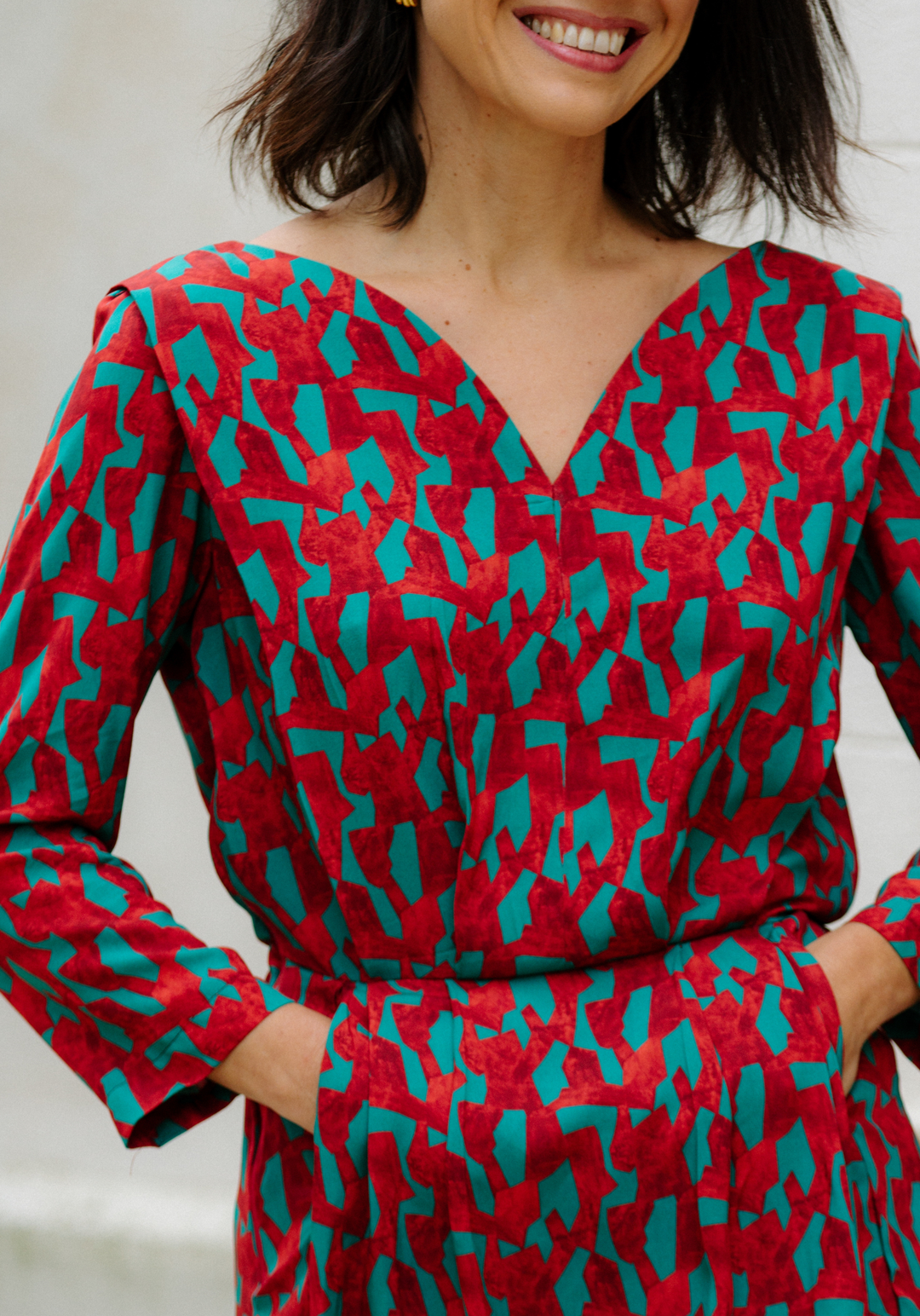 Notte Dress Blouse Sewing Pattern - Paper Pattern