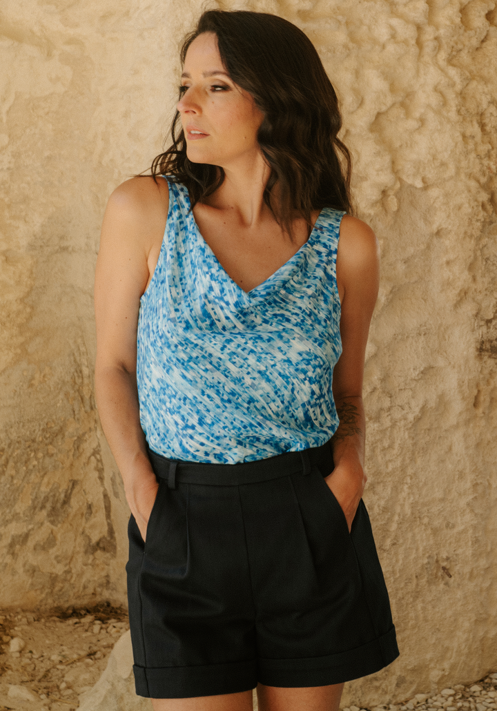 Patron couture short Peacock