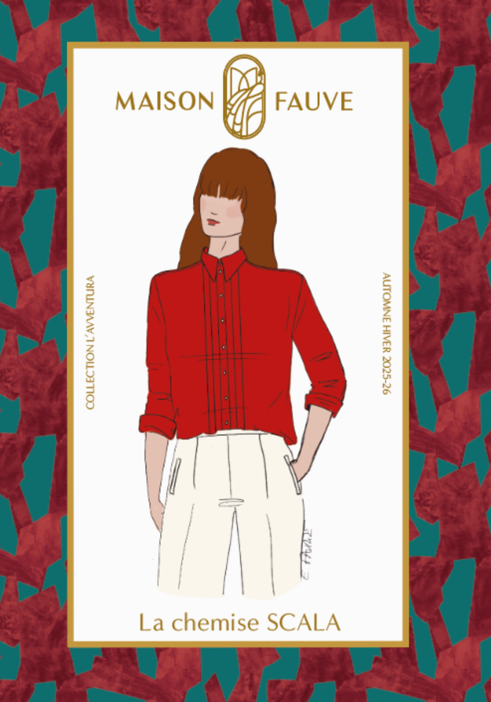 Scala Shirt Sewing Pattern - Paper Pattern – Maison Fauve