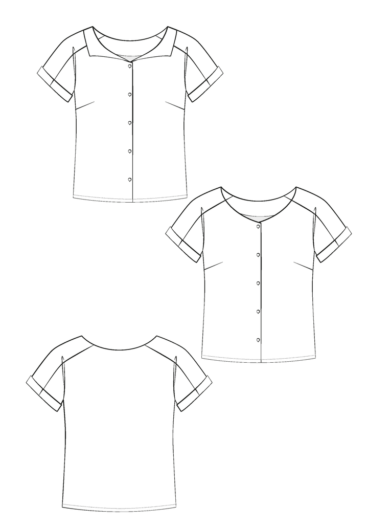 Almost Shirt Sewing Pattern - Paper Pattern