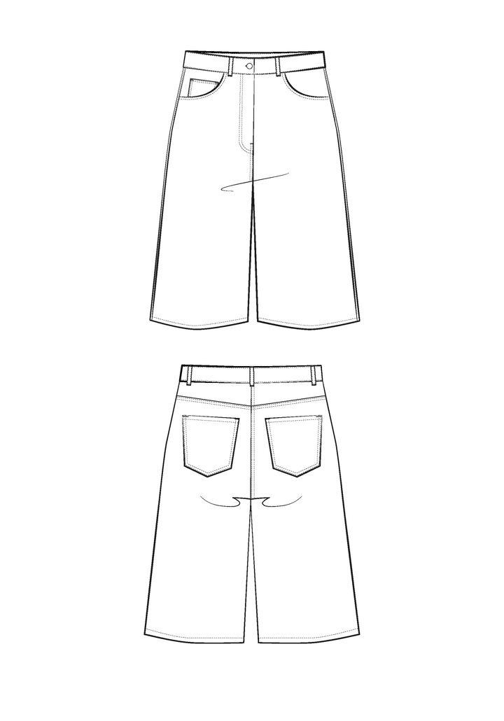Synopsis Bermuda Shorts Sewing Pattern - Paper Pattern