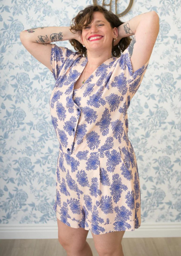 Eclipse Playsuit Dress Paper Sewing Pattern