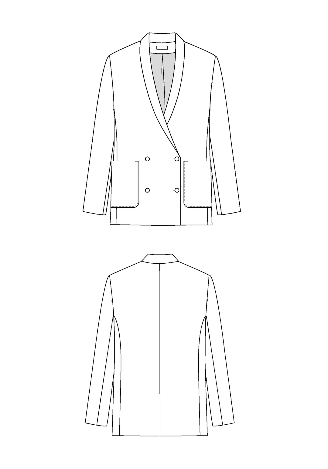 Mimosa Blazer Paper Sewing Pattern