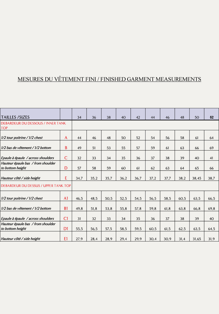 Spritz Tank Tops Duo Paper Sewing Pattern