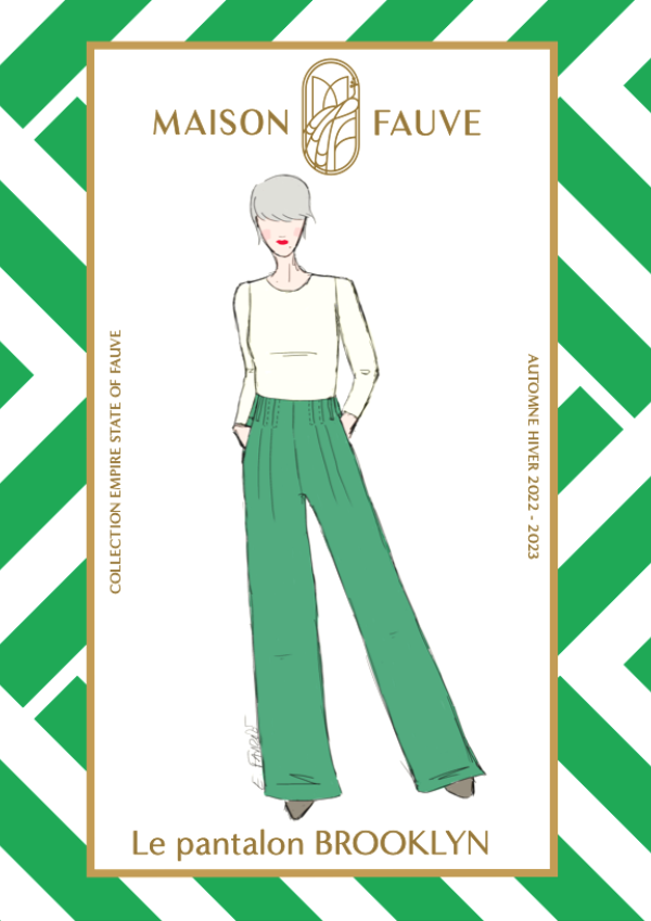 Brooklyn pants sewing pattern / Clutch pattern