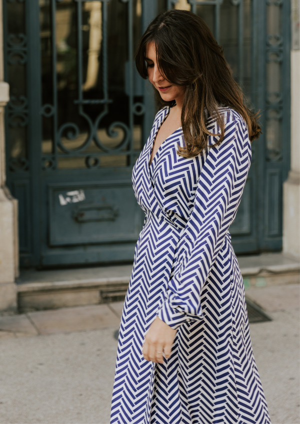 Soho Wrap Dress Paper Sewing Pattern