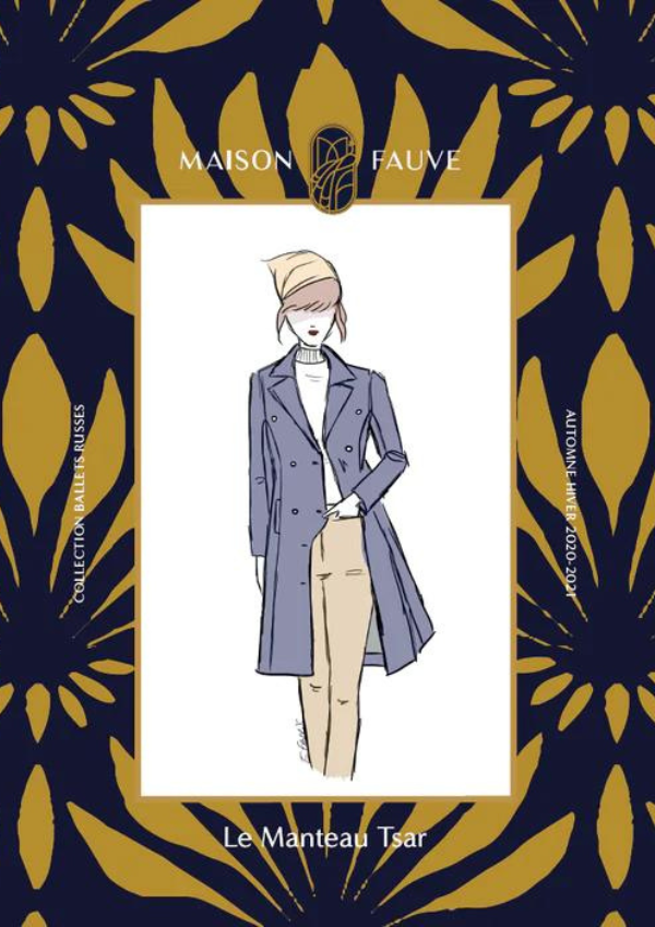 Coat pattern, Tsar jacket pattern / Clutch pattern