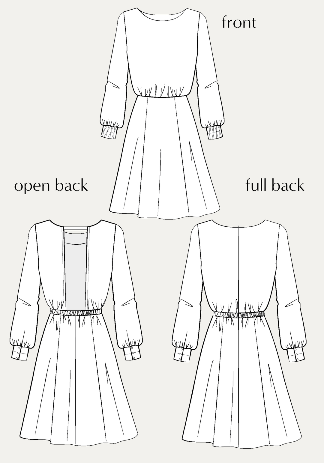 Primrose Dress Paper Sewing Pattern