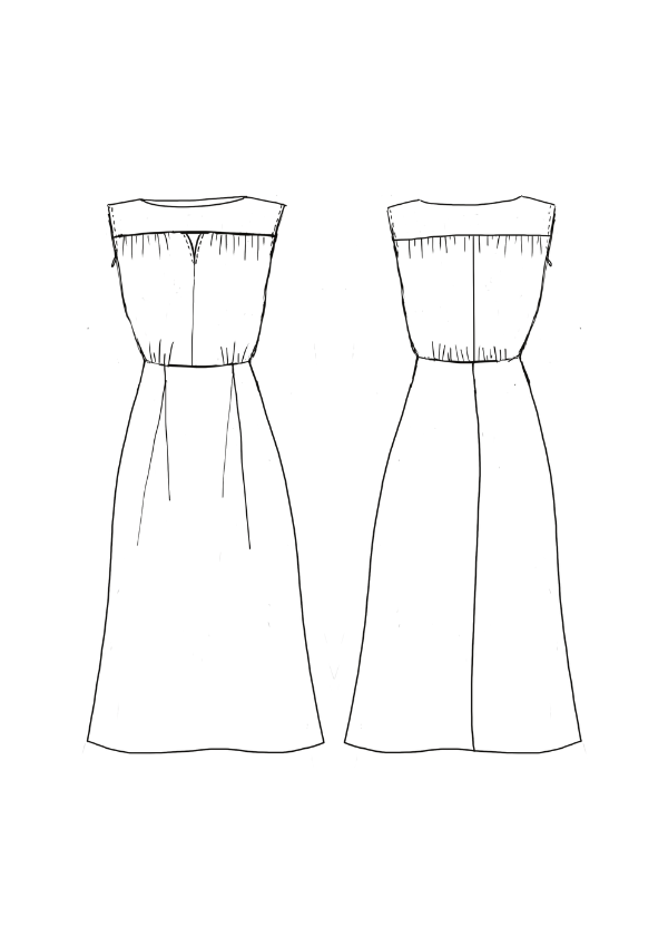 Haut Vol dress sewing pattern / Clutch pattern