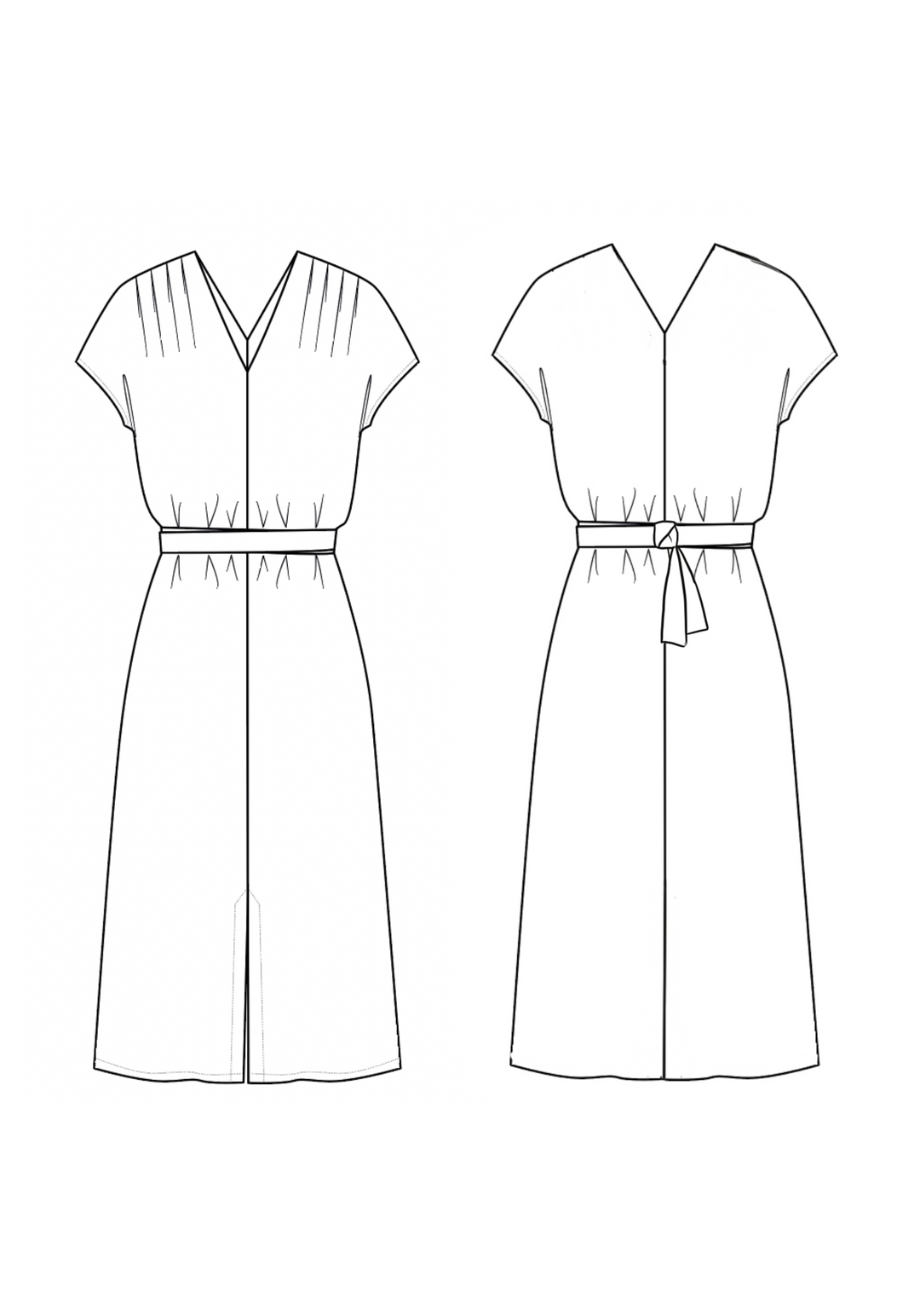 Transat Dress Beginner Paper Sewing Pattern